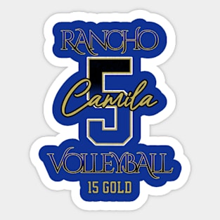 Camila #5 Rancho VB (15 Gold) - Blue Sticker